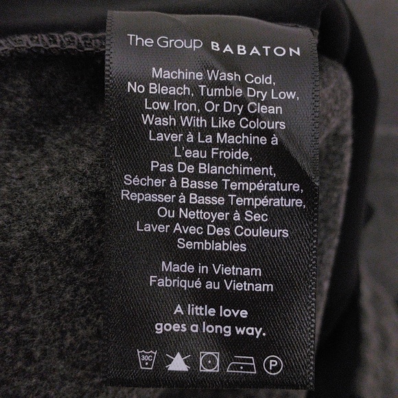 The Group Babaton Aritzia Medium Grey Pipe Leg Stretch Waist Sweat Pants - Picture 12 of 16